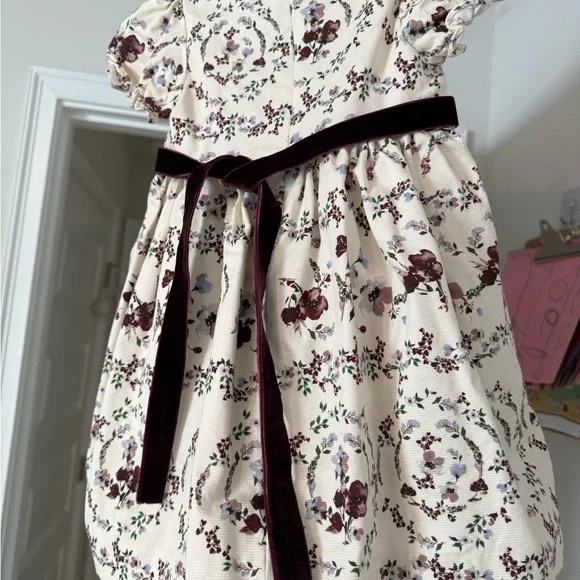 Edgehill Collection Brown Puff Sleeve Sundress - Picture 4 of 6